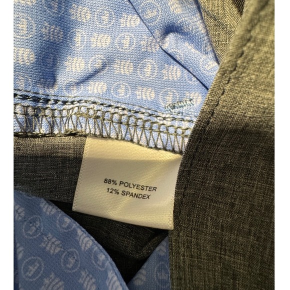 Peter Millar Mens 36 Shackleford Hybrid Performance Golf Shorts Gray Iron‎ 10" - Picture 7 of 8